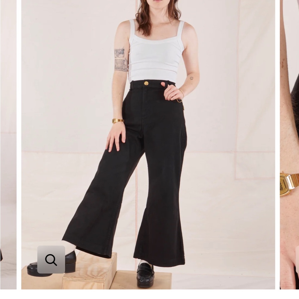 Big Bud Press- Bell Bottoms Basic Black NWT small